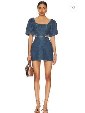 Show Me Your MuMu City Cut Out Dress Mini Deep End Revolve size XS